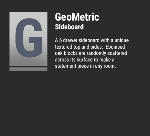 GeoMetric Sideboard Info