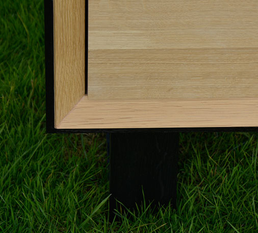 Ebonised Oak on the Geometric Sideboard