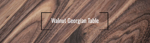 Solid Walnut Georgian Table